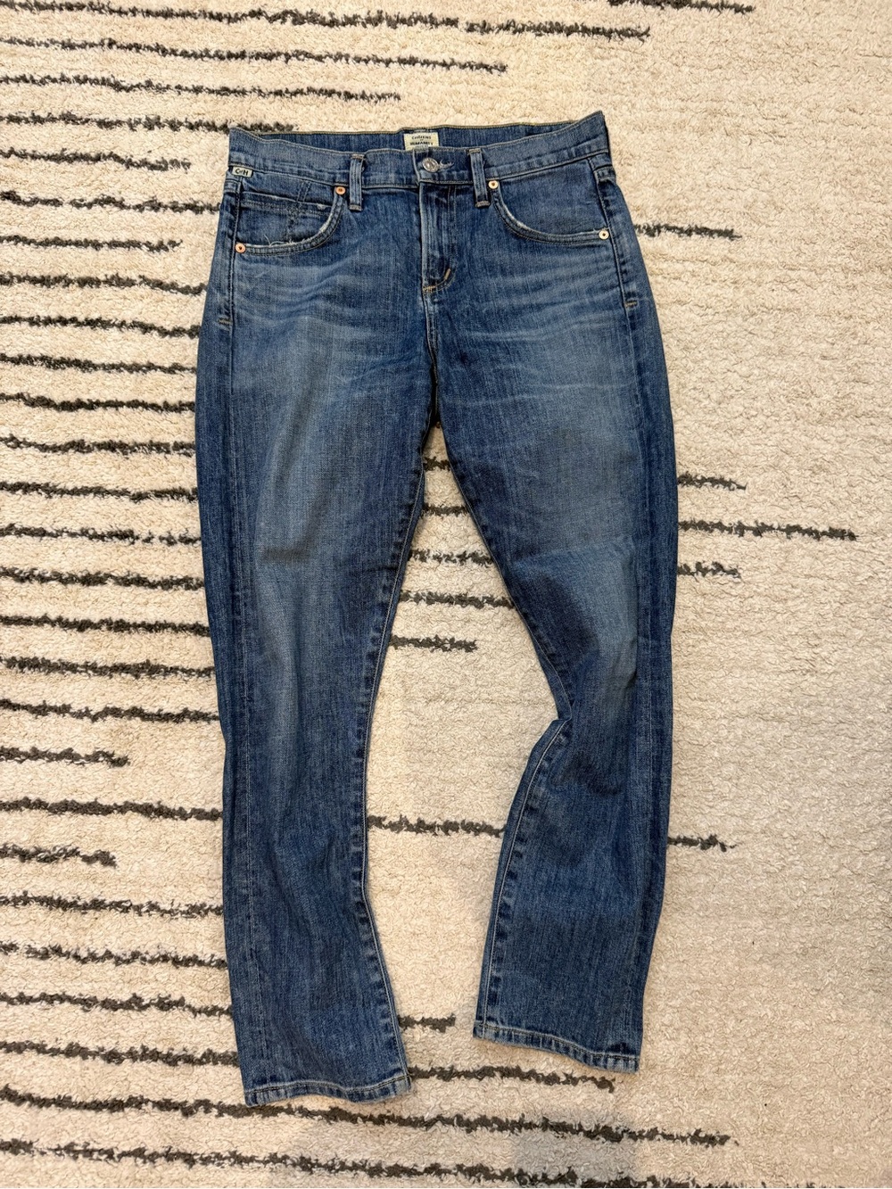 Citizens of Humanity Mid Rise Slim Fit Crop Size 25